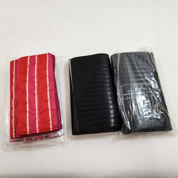 Avon Quilted Wallets Lot of 4 NEW Crazy for Quilting - Picture 1 of 13